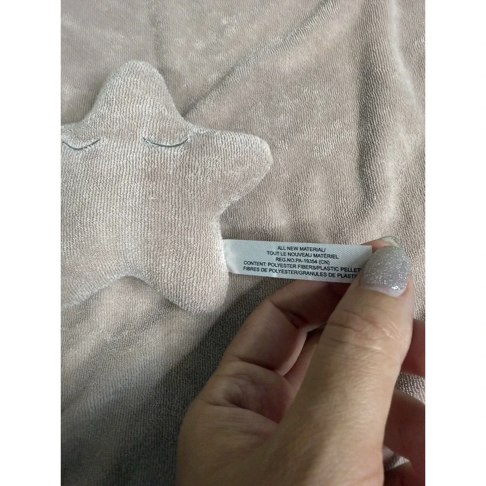 Barefoot Dreams Beach Starfish Baby Lovey Security Blanket‎ Terrycloth Rare